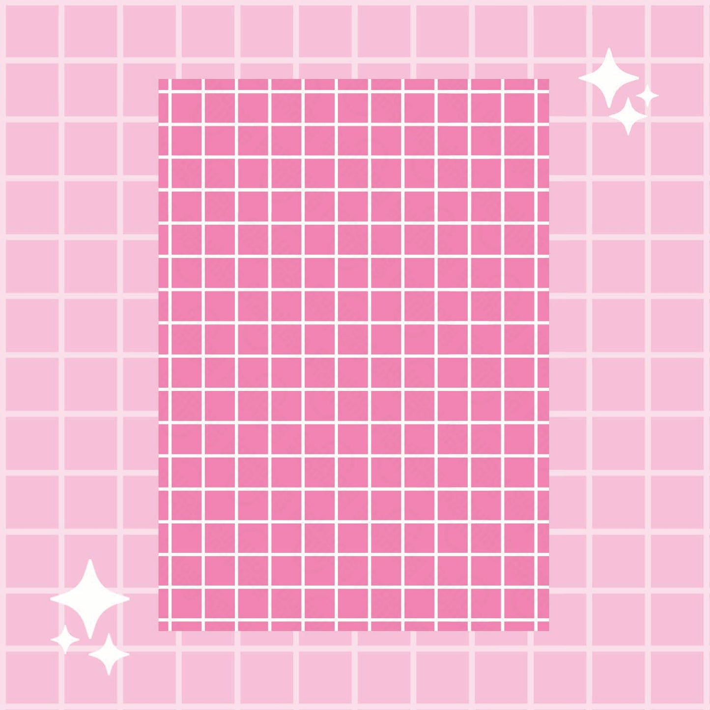 Wrapping Paper - Pink Grid