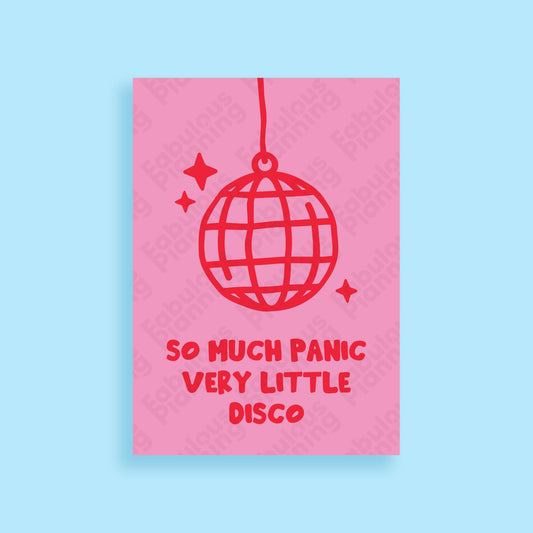 A3 Art Print - So Much Panic Very Little Disco