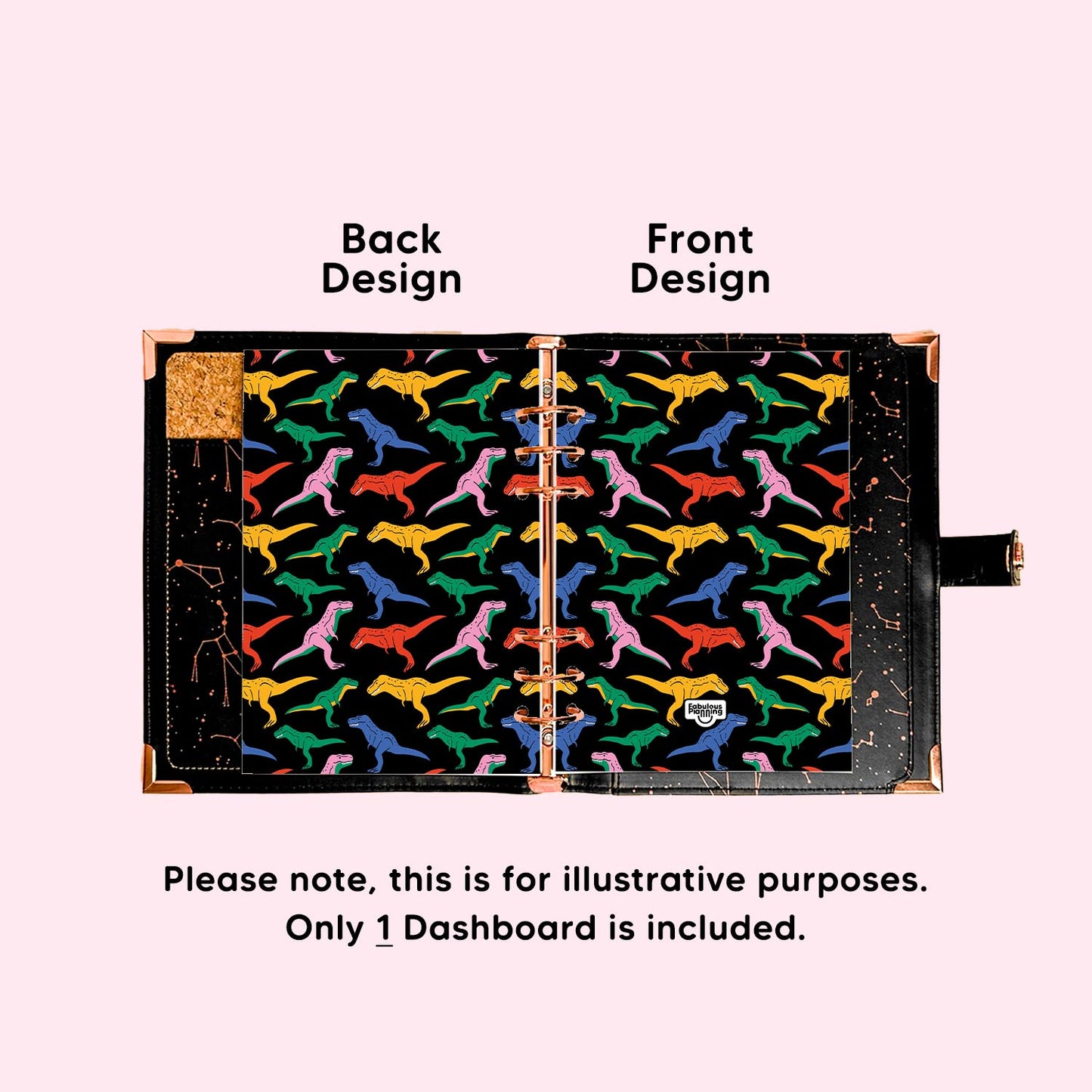 A5 Organiser - Dashboard - Dinosaurs