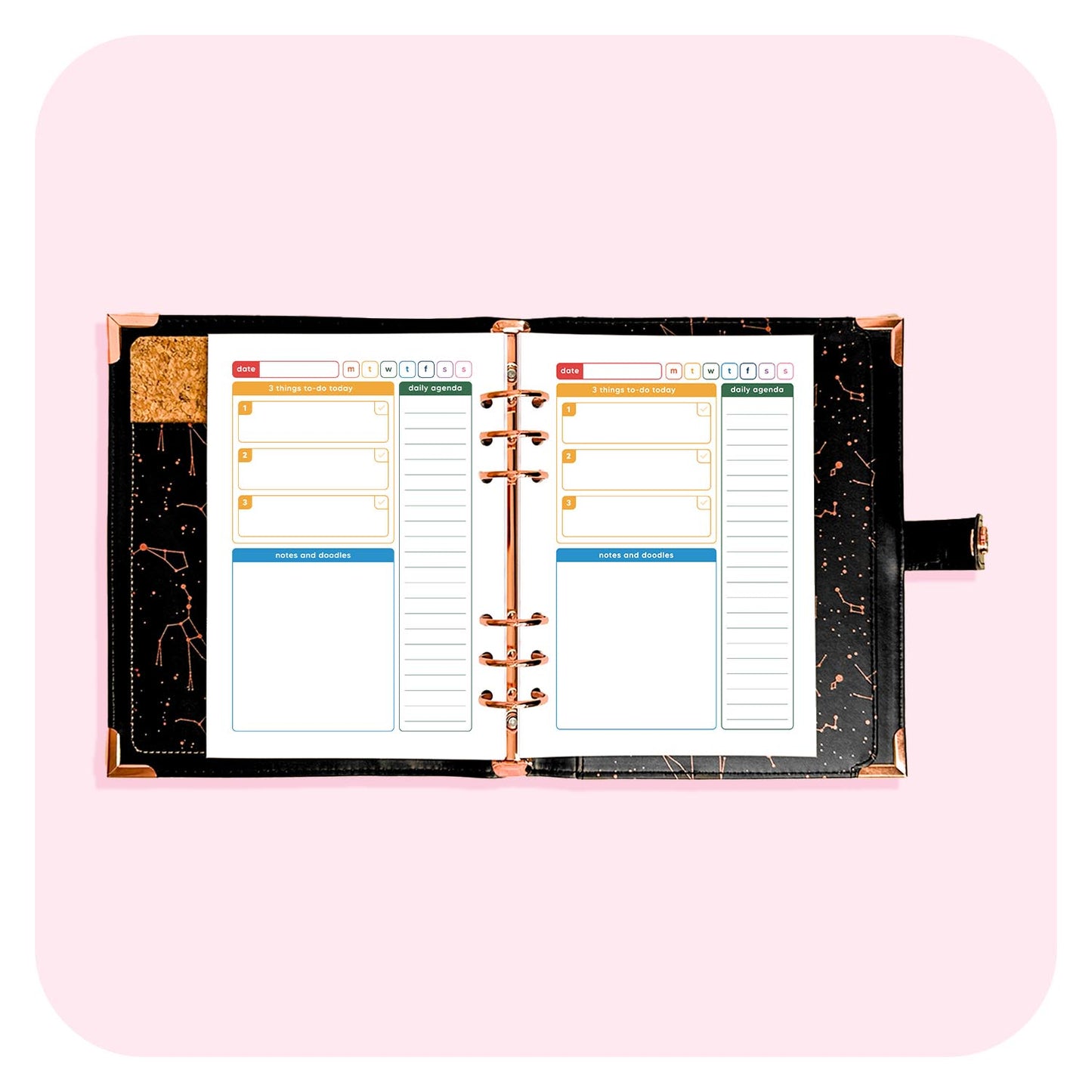 A5 Insert - Agenda Pages