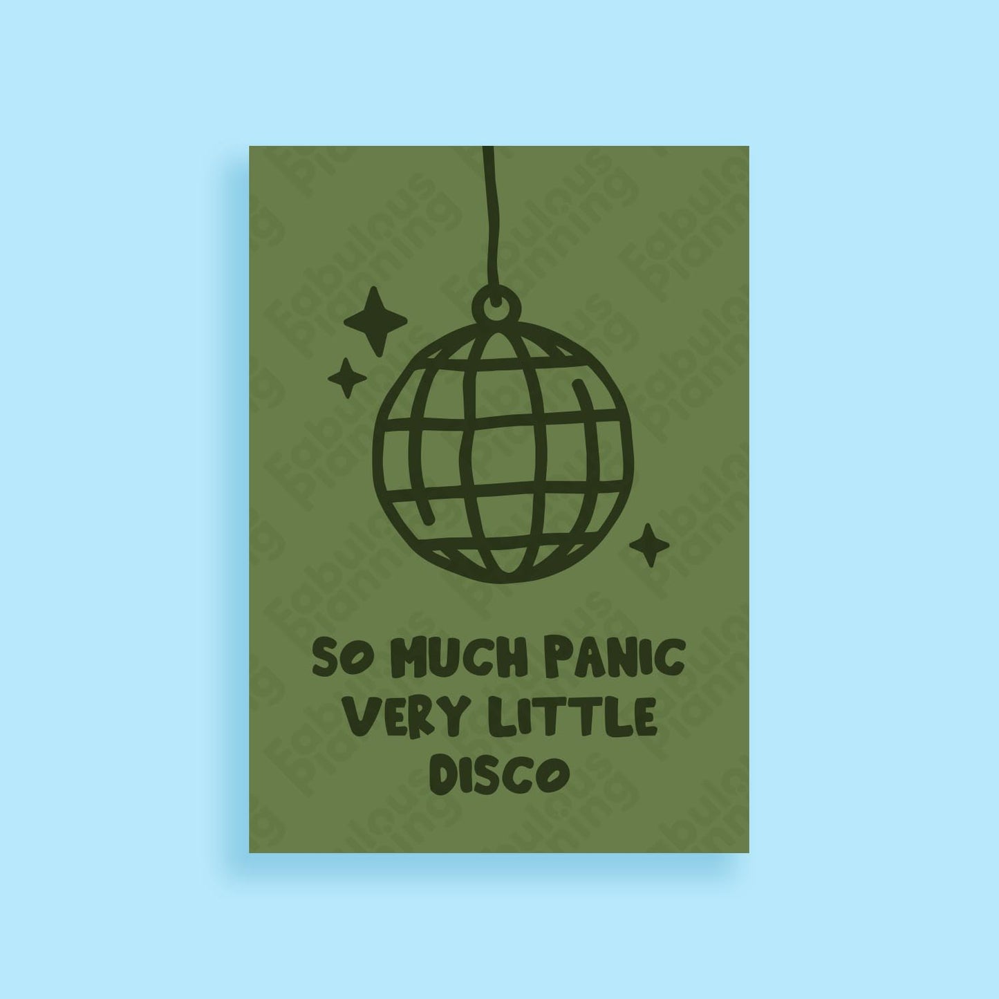 A3 Art Print - So Much Panic Very Little Disco
