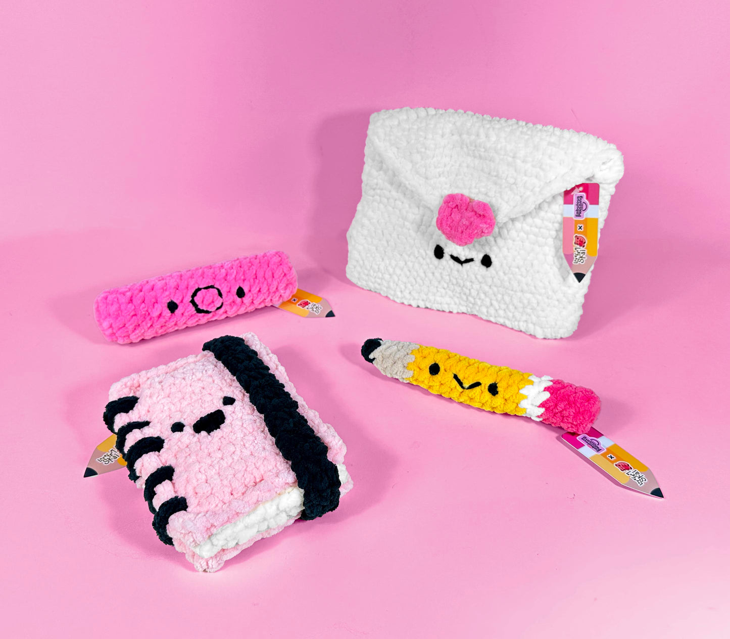 Crochet Pen Pals - Nelly The Notebook