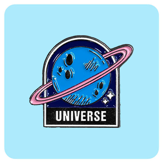 Universe Space Badge Enamel Pin