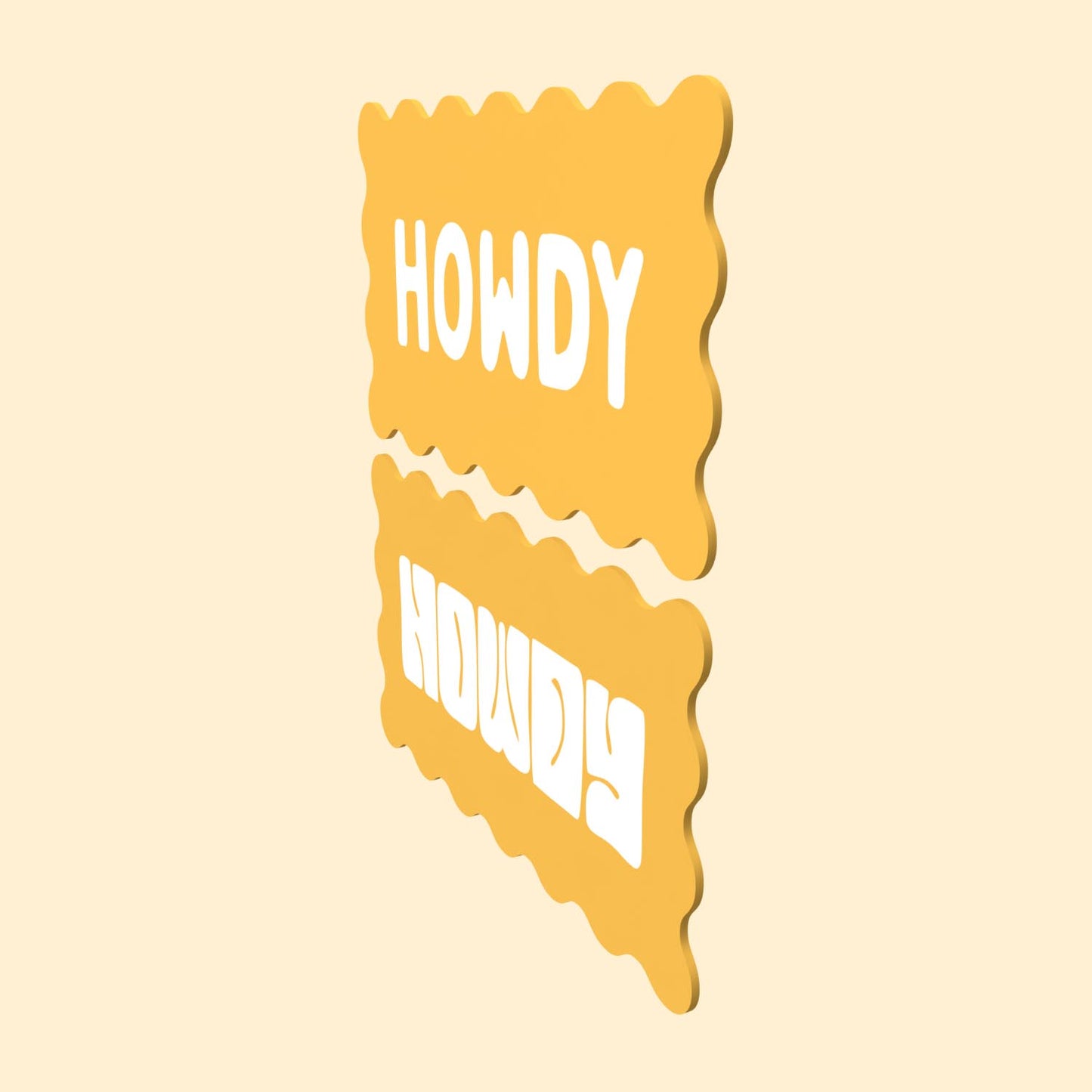 Seconds - Decor Board - 'Howdy'