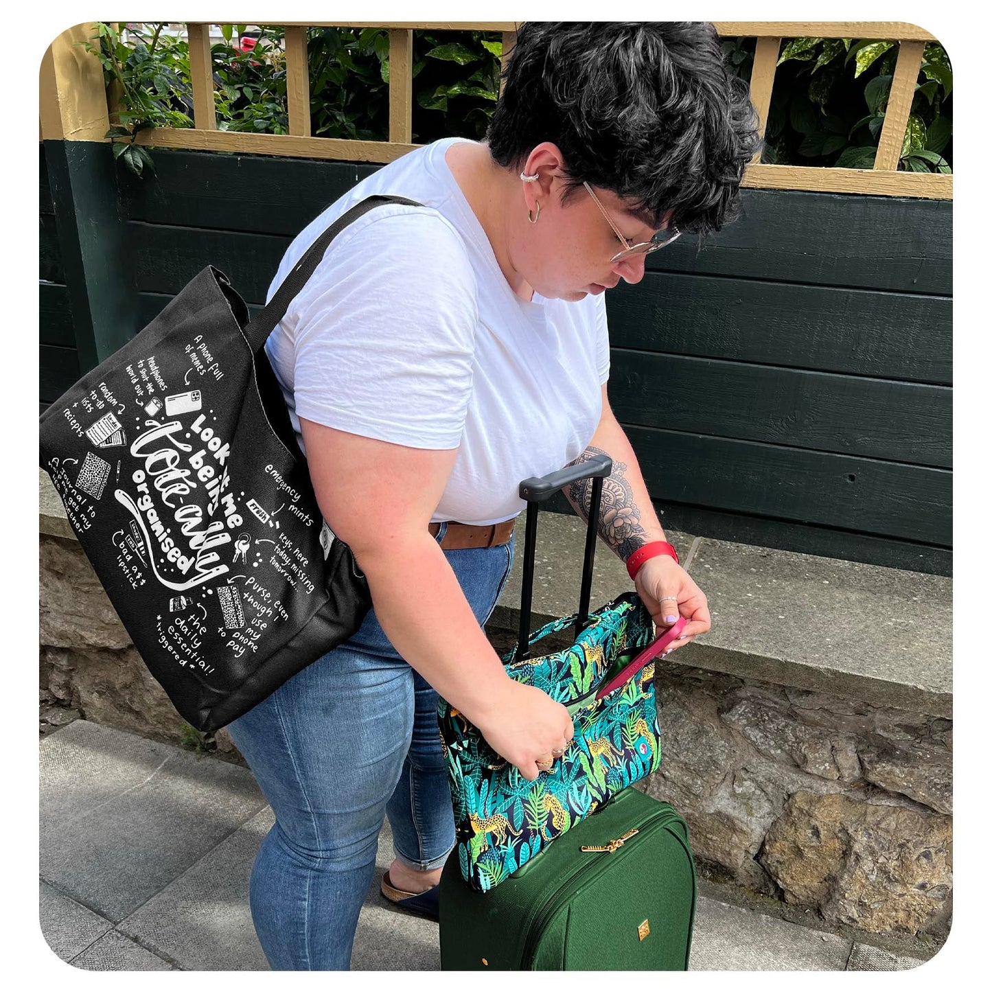 Botanical Cheetah Laptop Bag - Fabulous Planning - LAPTOP - CHEETAH