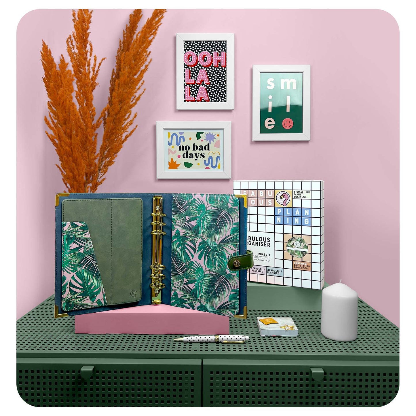 Botanical Organiser Shell - Fabulous Planning - FO - BOTAN - SHELL