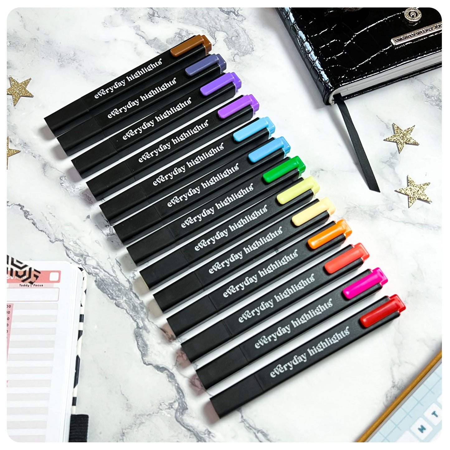 Everyday Highlighters - Pack of 14 - Fabulous Planning - P4 - EVRYDY - HGHLGHTS