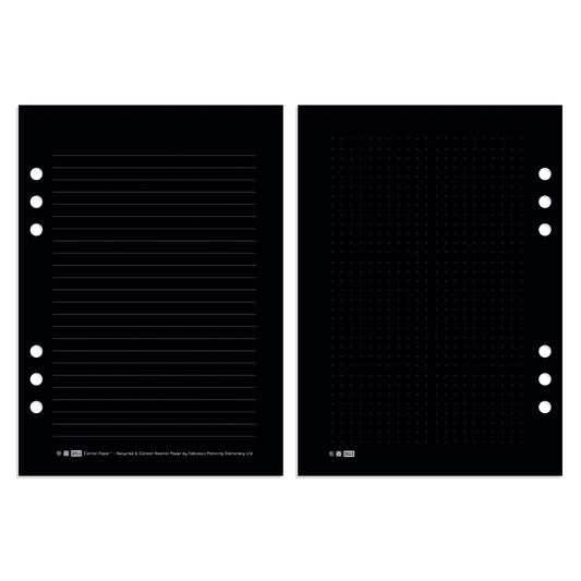 A5 - Cartral Paper - Insert - Black