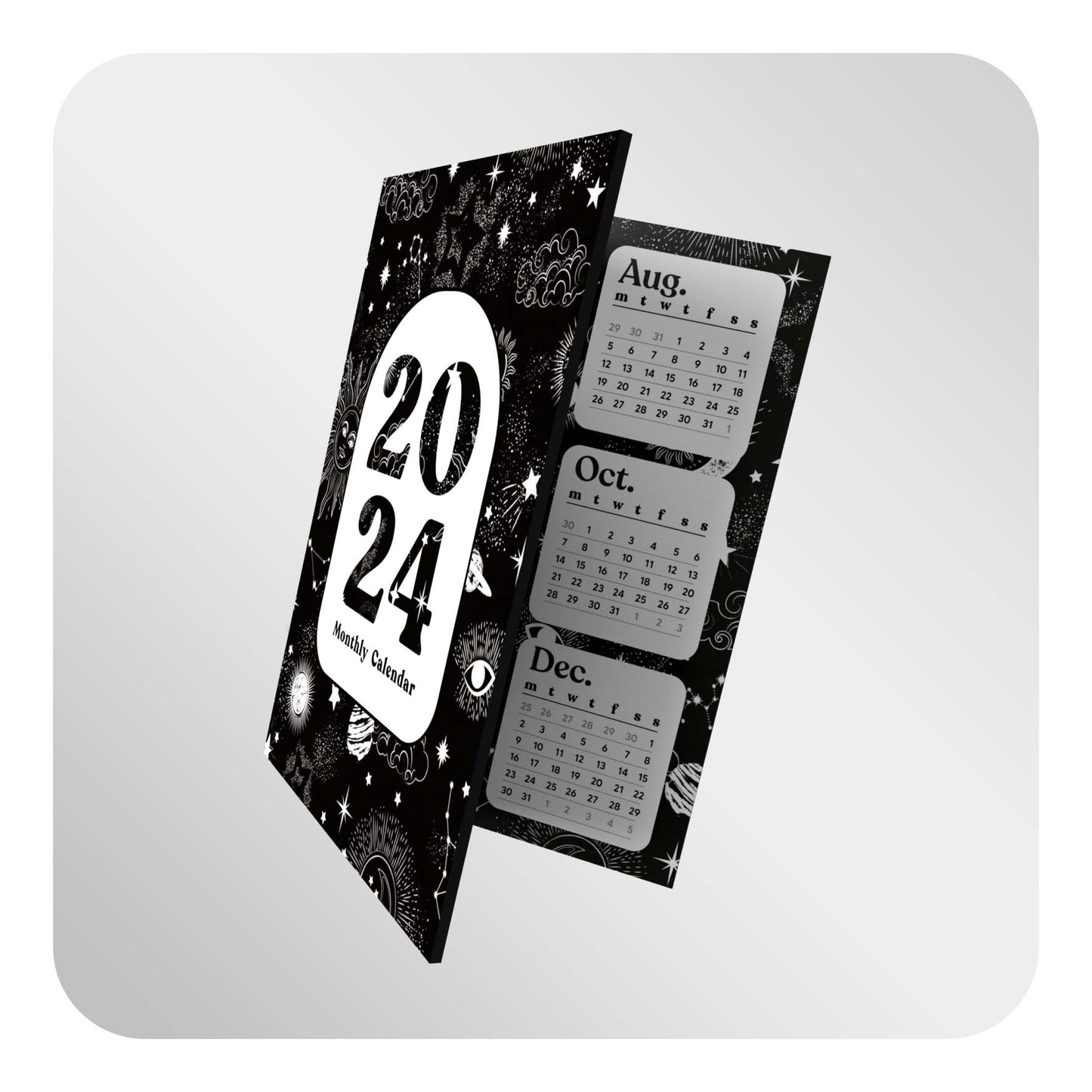 2024 Foldable Calendar A6 Insert - Fabulous Planning - A6 - MINICAL - ASTRO