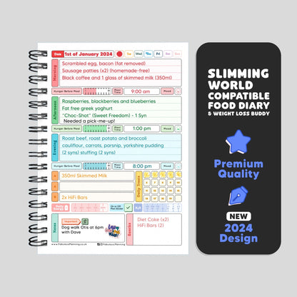 2024 Starter Food Diary Bundle - Fabulous Planning - 2024 - DIARY - BUNDLE - SP3 - C46