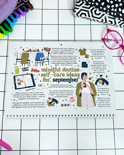 2026 Dated Calendar: A Self-Love Journey