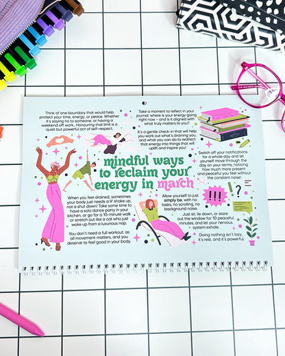 2026 Dated Calendar: A Self-Love Journey