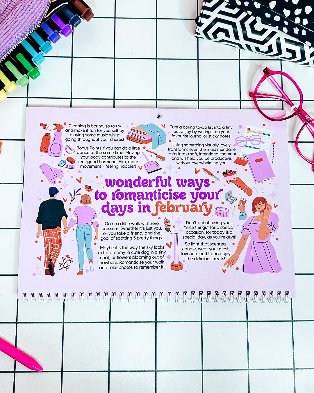 2026 Dated Calendar: A Self-Love Journey