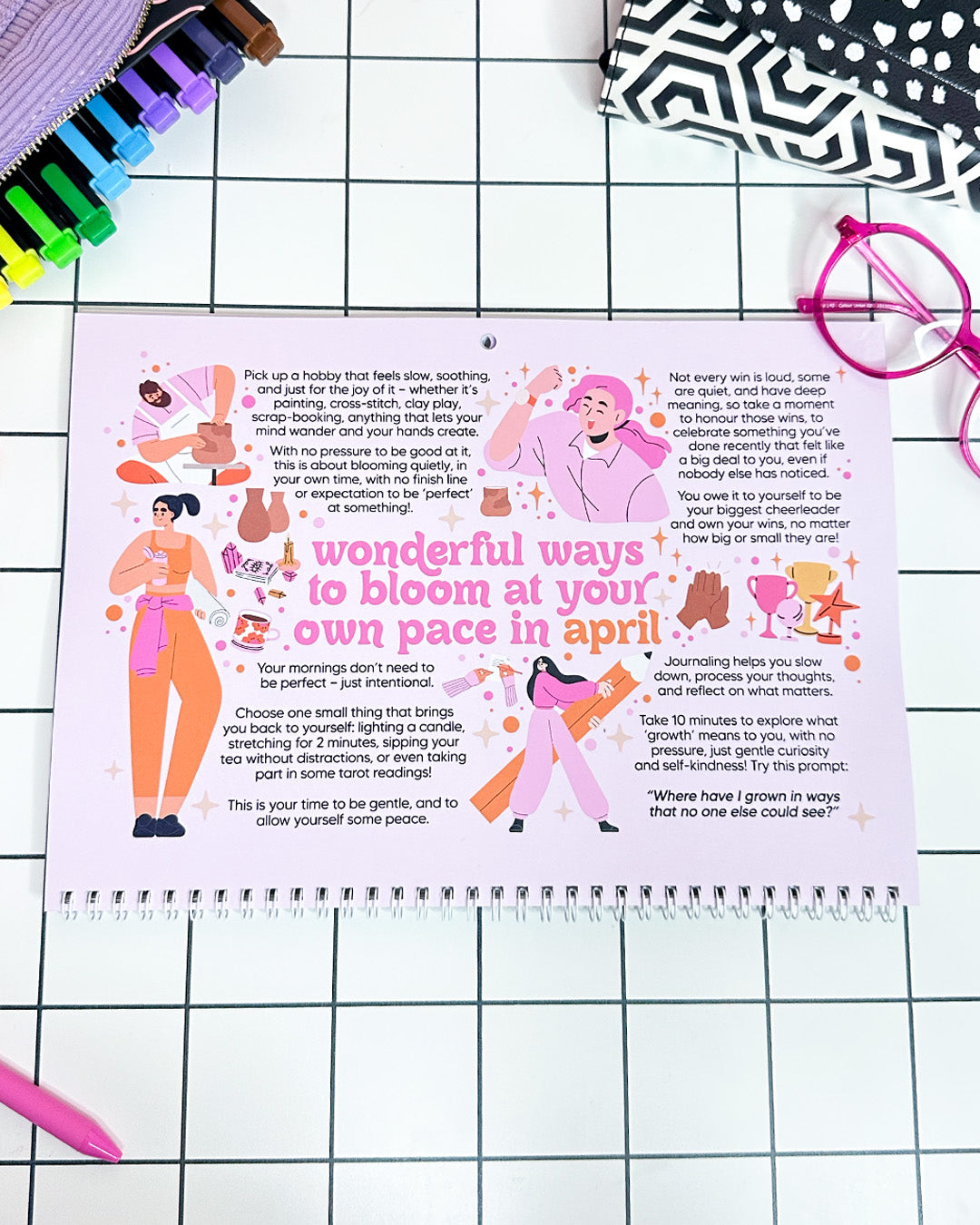 2026 Dated Calendar: A Self-Love Journey