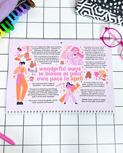 2026 Dated Calendar: A Self-Love Journey