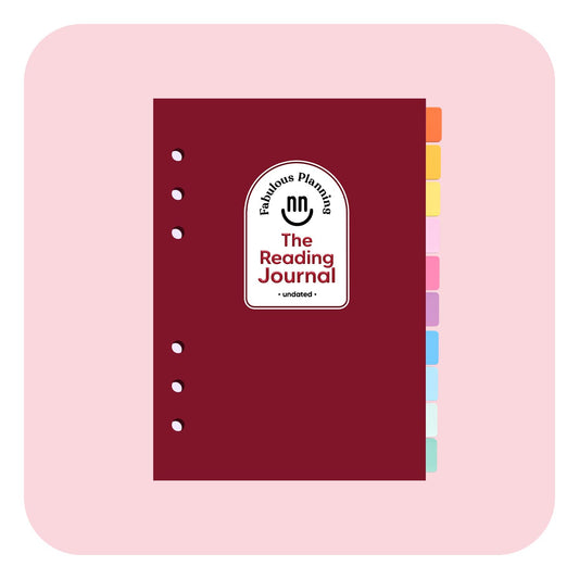 A5 Organiser Insert - Reading Journal