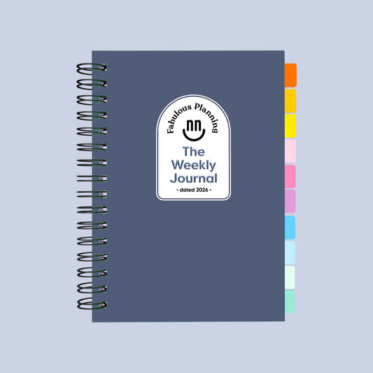 Weekly 2026 Spiral Journal