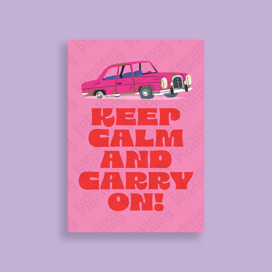 A4 - Art Prints - Keep Calm and Carry On