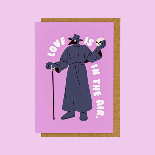 Mini Greeting Card - Love Is In The Air