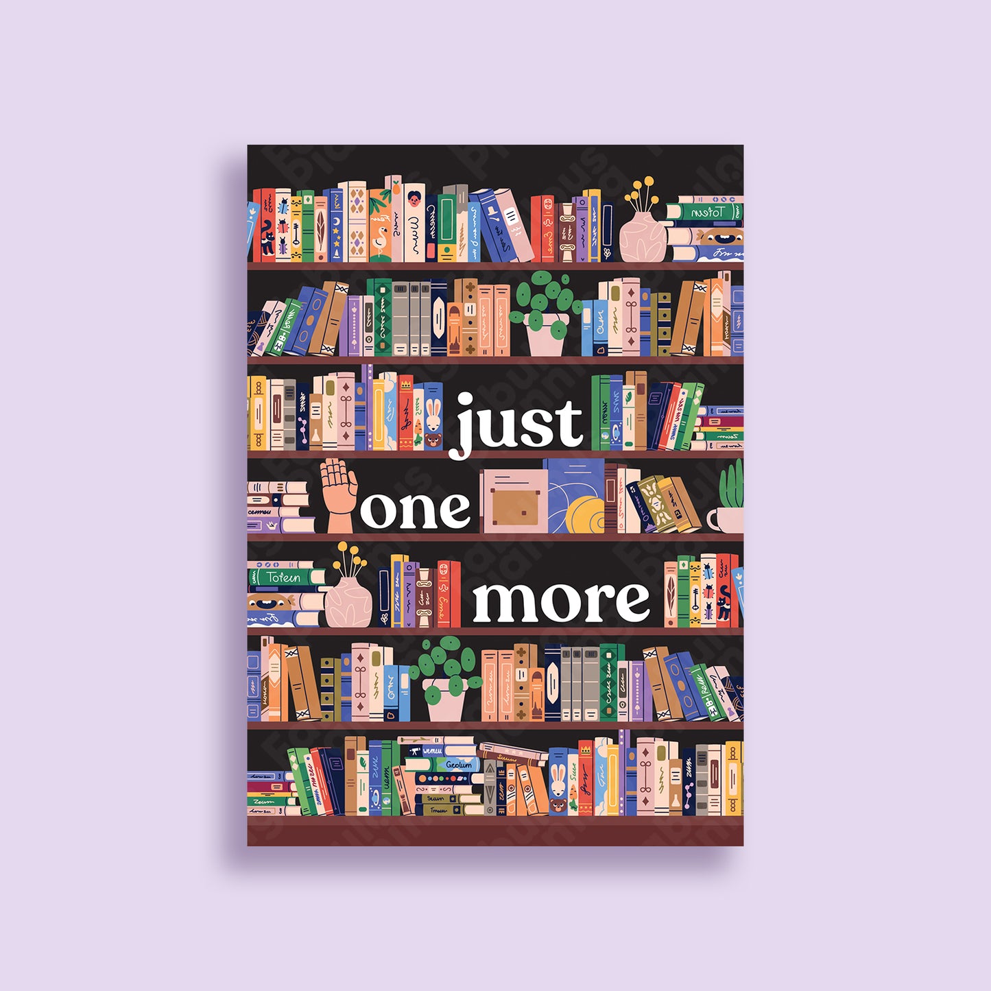 A3 Art Print - Just One More (Book)