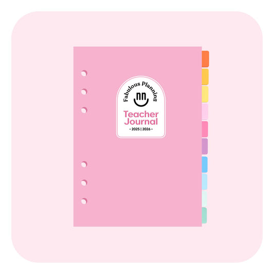 Teacher Dated 2025 | 2026 A5 Planner Insert