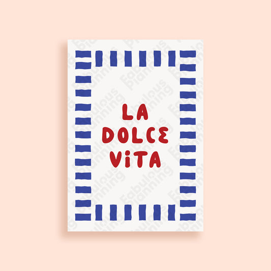 A3 Art Print - La Dolce Vita