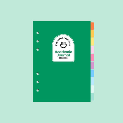 Academic Dated 2025 | 2026 A5 Planner Insert