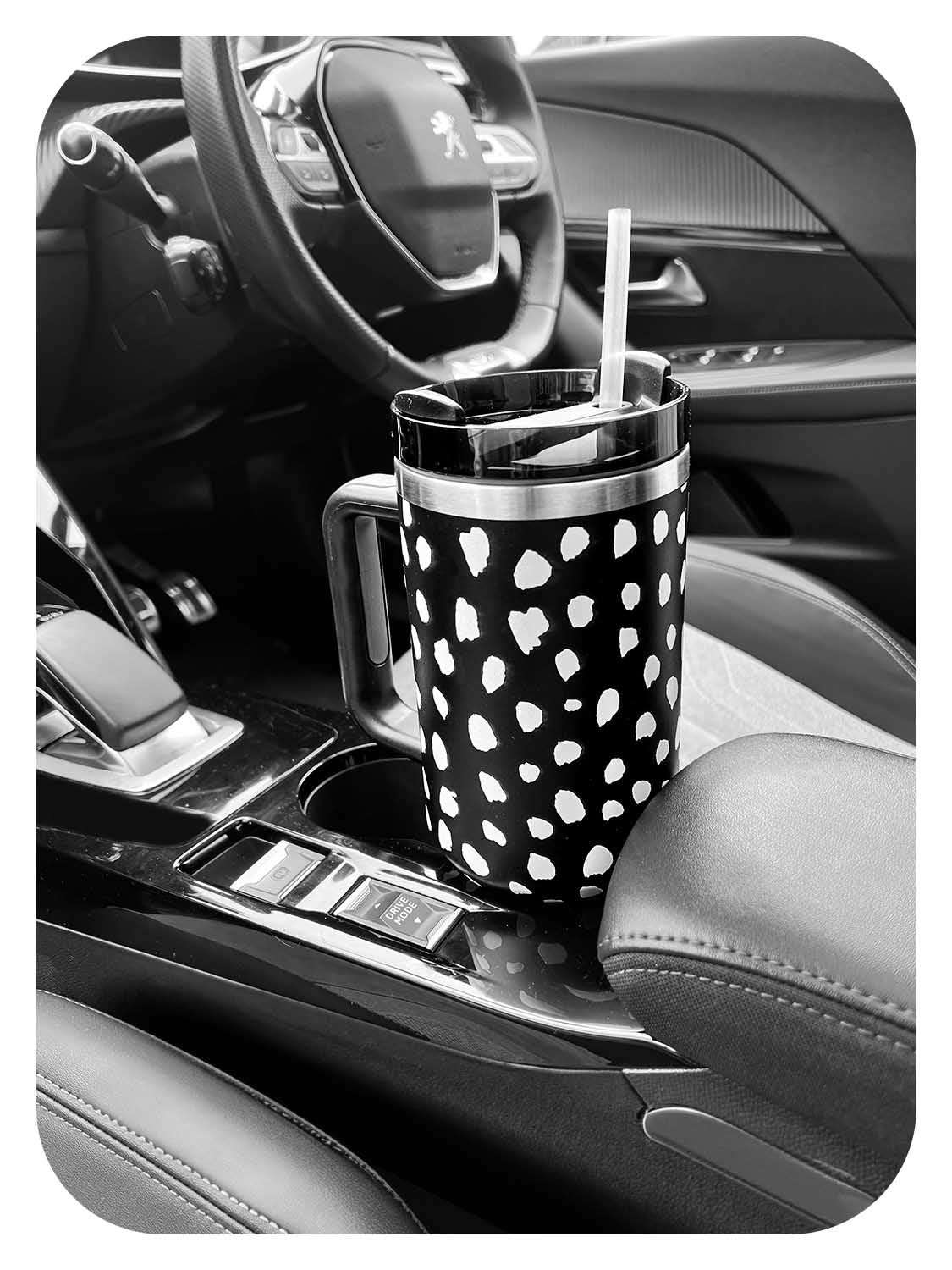 Reverse Dalmatian Tumbler