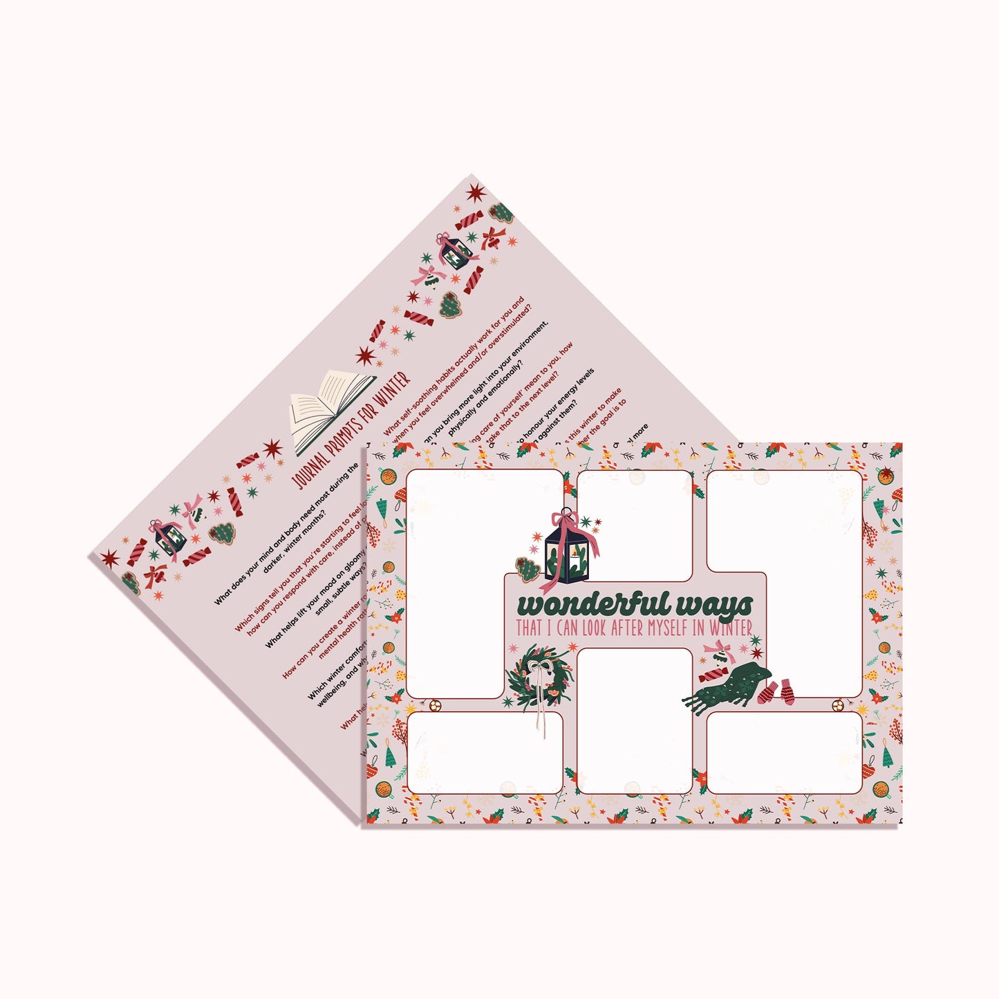 Winter Journaling Board