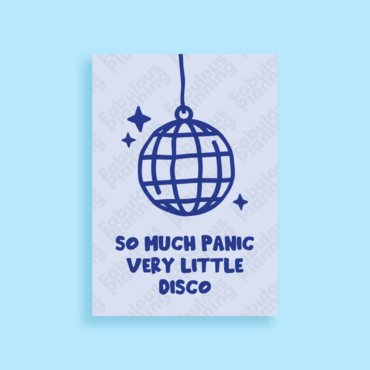 A3 Art Print - So Much Panic Very Little Disco
