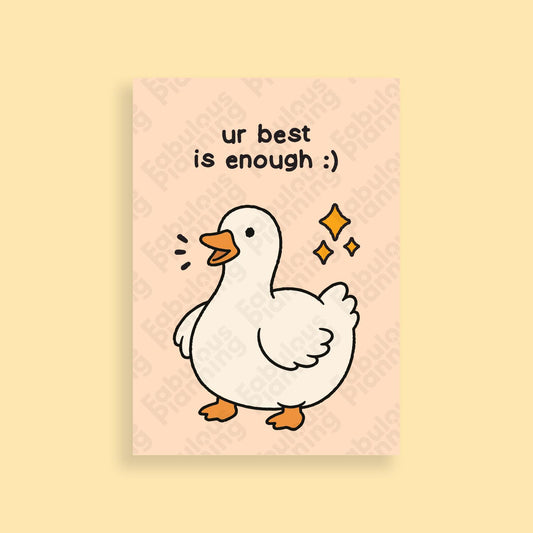 A4 - Art Prints - Ur Best Is Enough :) Goose