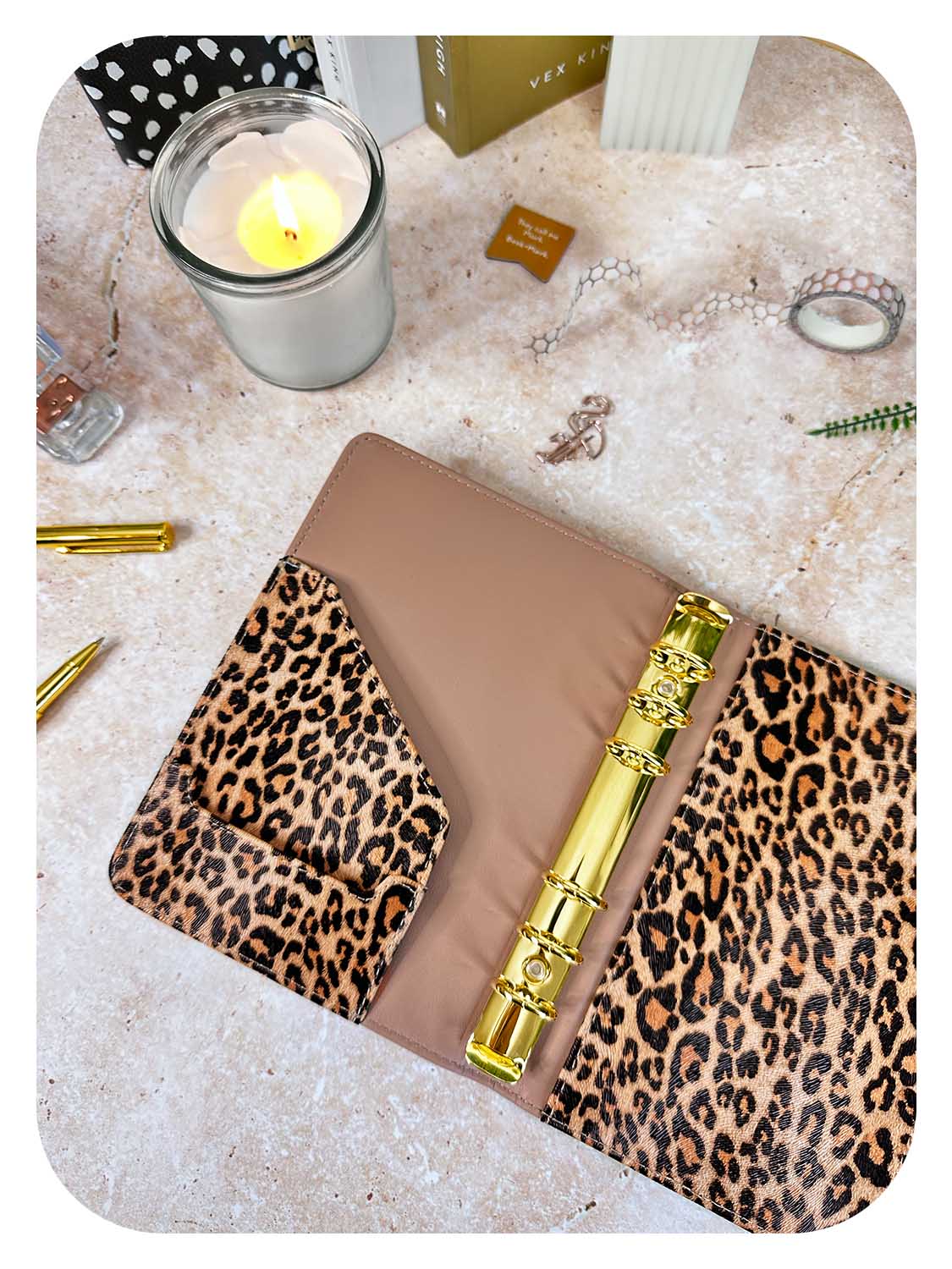 A6 Organiser - Leopard