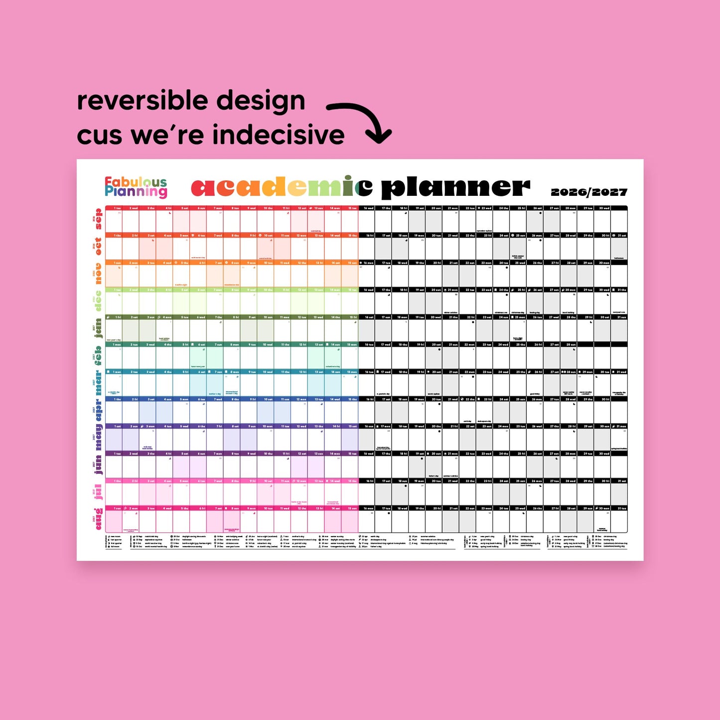 ✨£15+✨ - Free A1 Academic Wall Planner