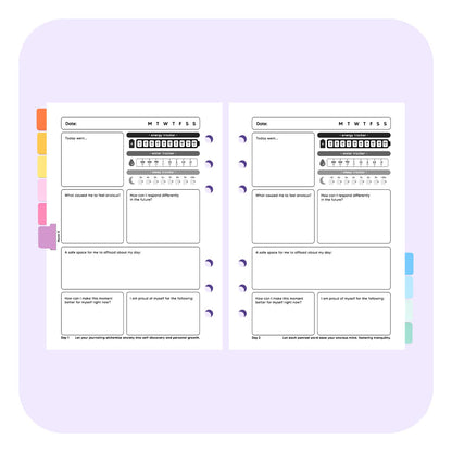 Anxiety Life Planner A5 Insert