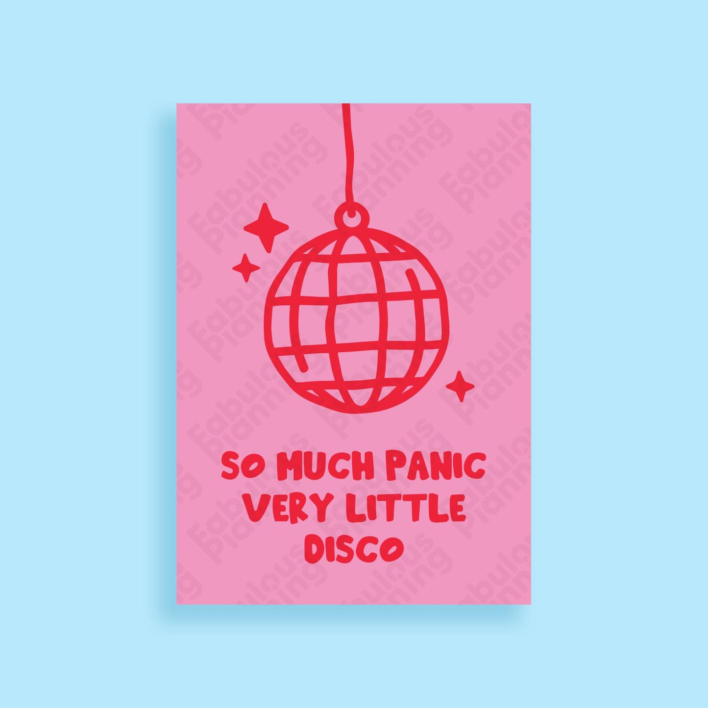 A3 Art Print - So Much Panic Very Little Disco