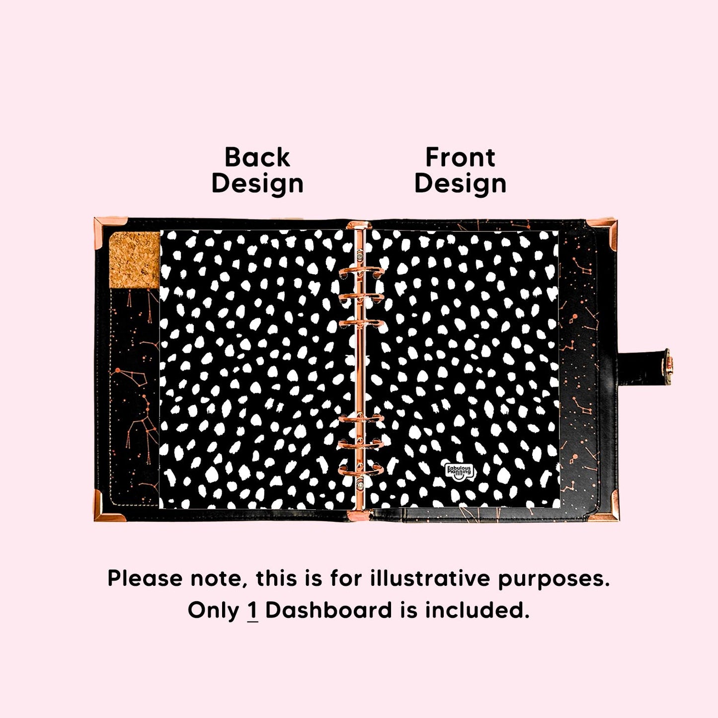 A5 Organiser - Dashboard - Reverse Dalmatian