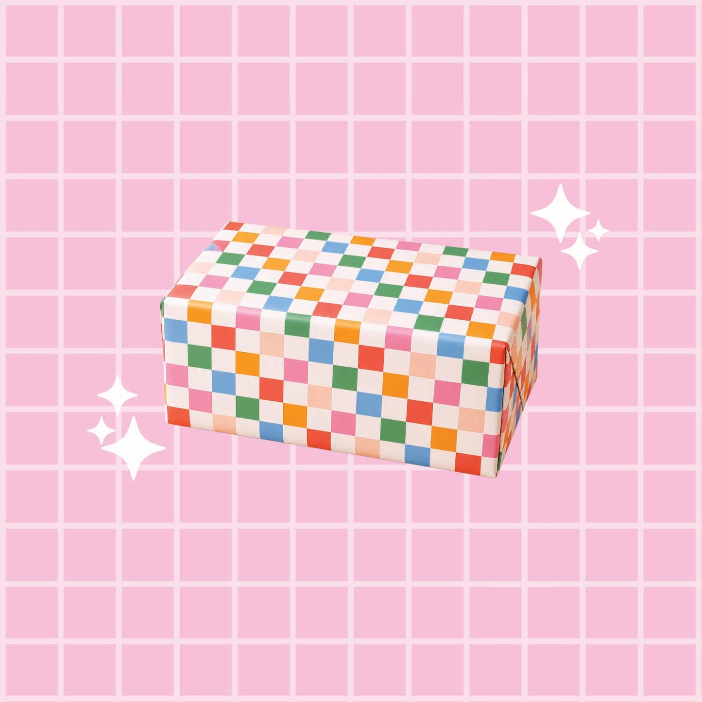 Wrapping Paper - Colourful Checker