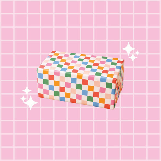 Wrapping Paper - Colourful Checker