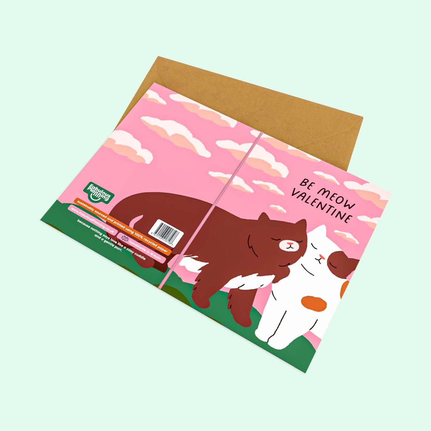 Mini Greeting Card - Be Meow Valentine