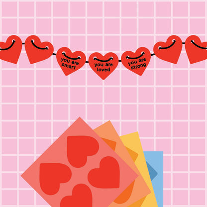 Activity Box • Affirmation Heart Garland