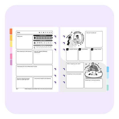 Anxiety Life Planner A5 Insert