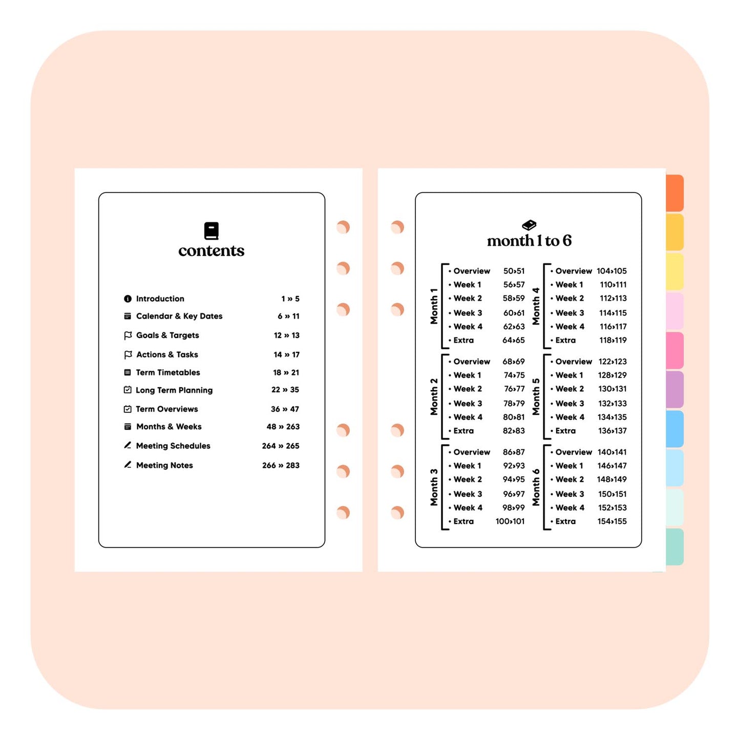 Teacher Undated A5 Planner Insert