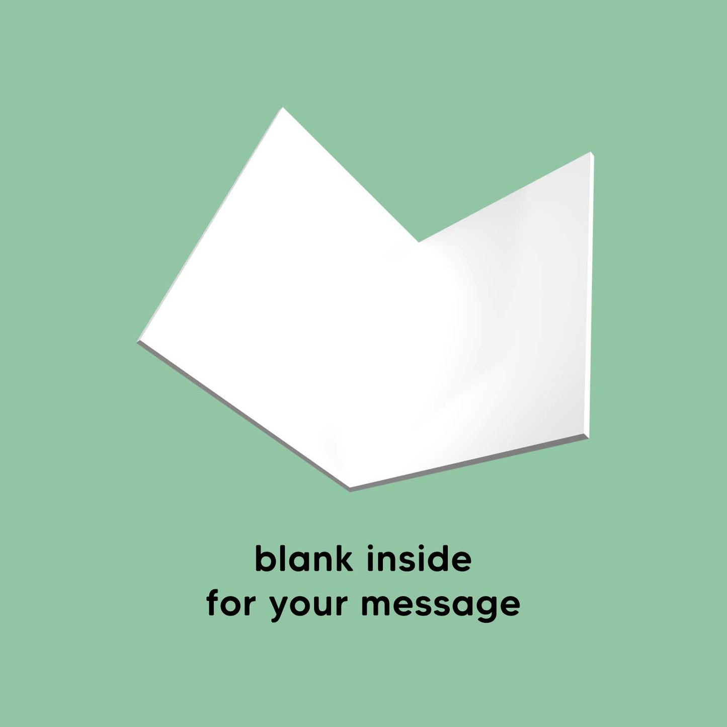 Mini Greeting Card - Festive Mugs - Green