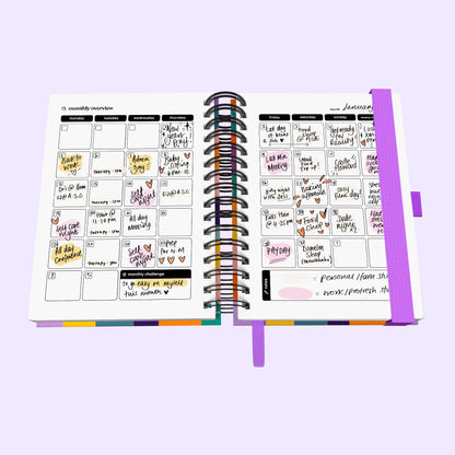 Daily Undated Spiral Spiral Journal