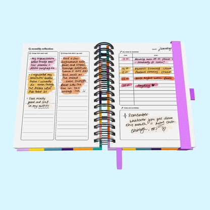 Weekly Undated Spiral Journal