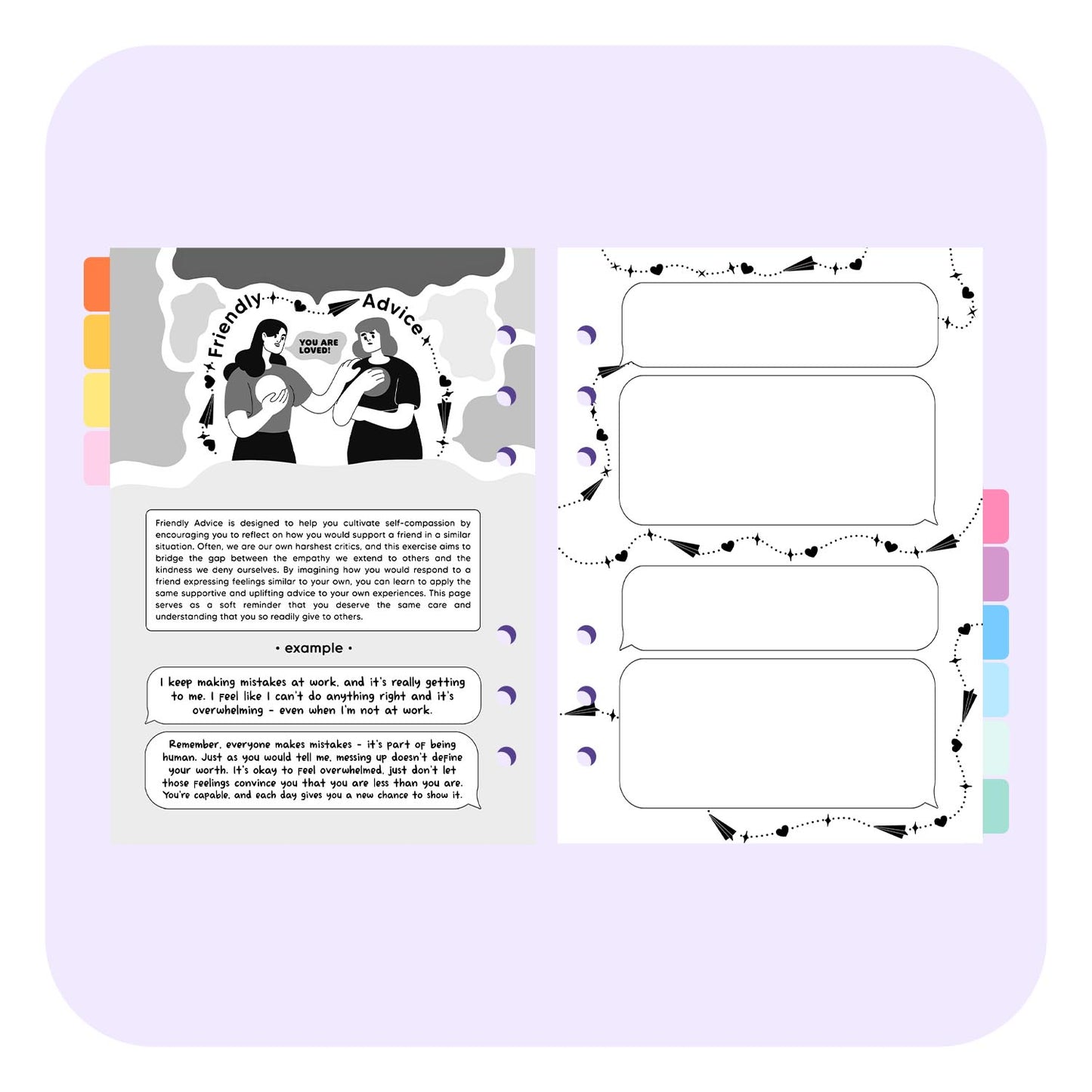 Anxiety Life Planner A5 Insert