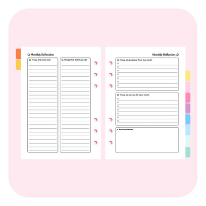 Teacher Dated 2025 | 2026 A5 Planner Insert