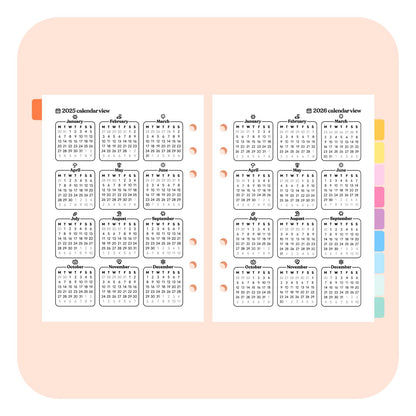 Teacher Undated A5 Planner Insert