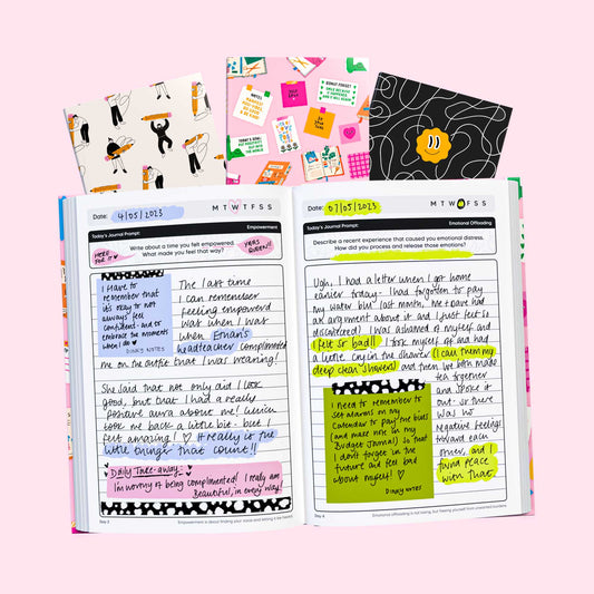 Seconds - V1 Hardback Pink Prompt Journal