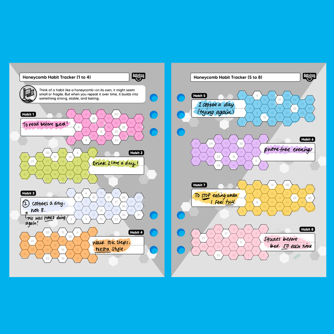 Generic Food Diary - A6 Organiser Insert